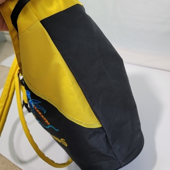 Island Bahama Dreams NIKE FREEPORT BAHAMAS Black/Yellow Canvas Tote Bag Size L - Picture 6 of 11